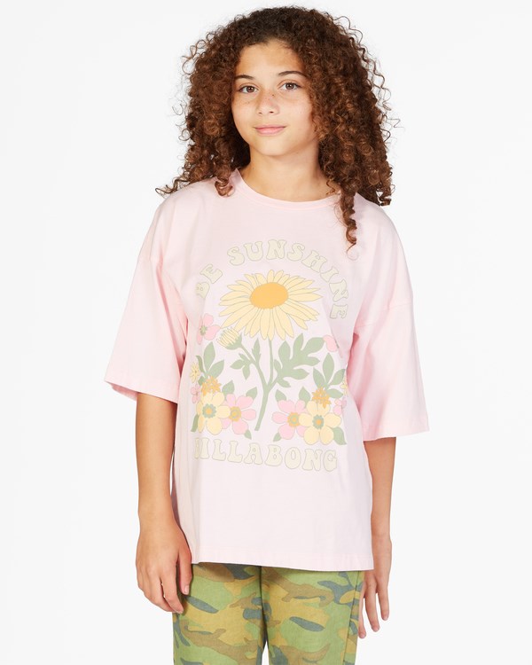 Billabong Be Sunshine Boyfriend T-Shirt Růžové | MGYPOE-398