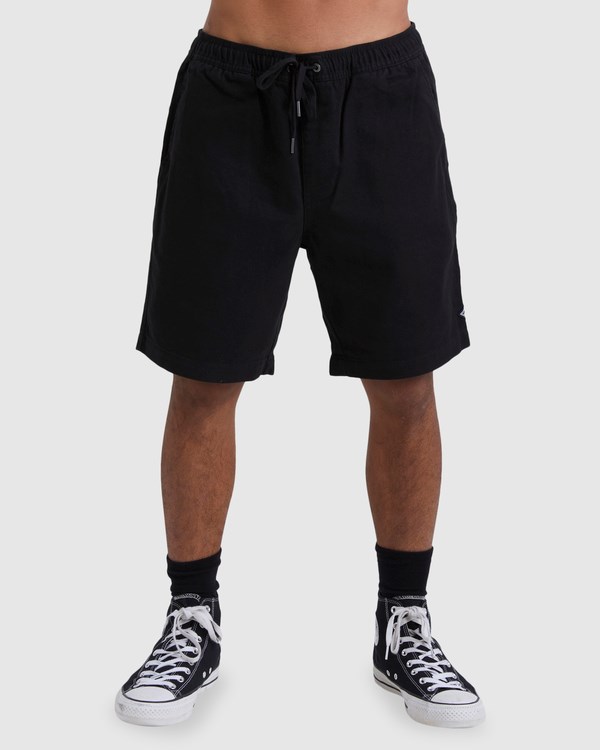 Billabong Beach Days Layback Twill Elastic Pasem Walkshorts 18.5