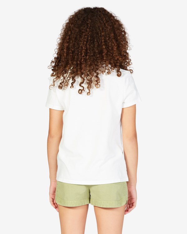 Billabong Beach Dreams Boyfriend T-Shirt Salt Crystal | PCTZYX-219