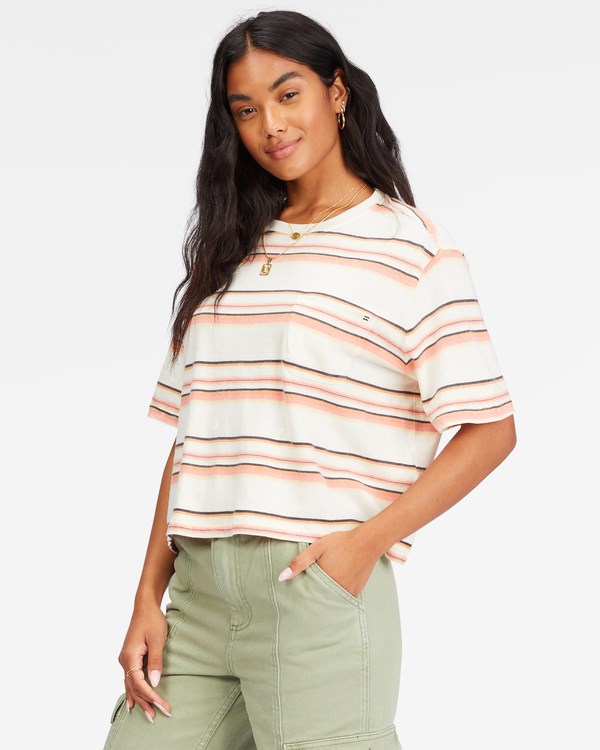 Billabong Beach Street Pocket T-Shirt Ginger | WHDGJN-465