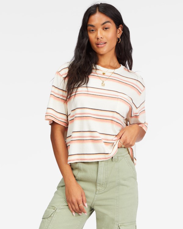 Billabong Beach Street Pocket T-Shirt Ginger | WHDGJN-465