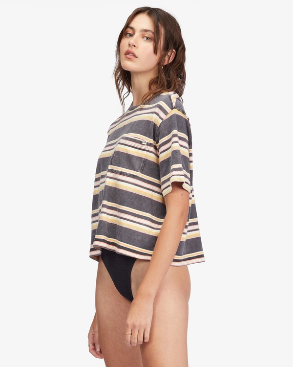 Billabong Beach Street Pocket T-Shirt Černé | VISTNL-352