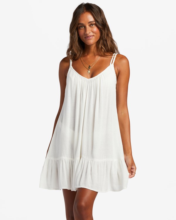 Billabong Beach Vibes Beach Cover-Up Salt Crystal | YESKJU-243