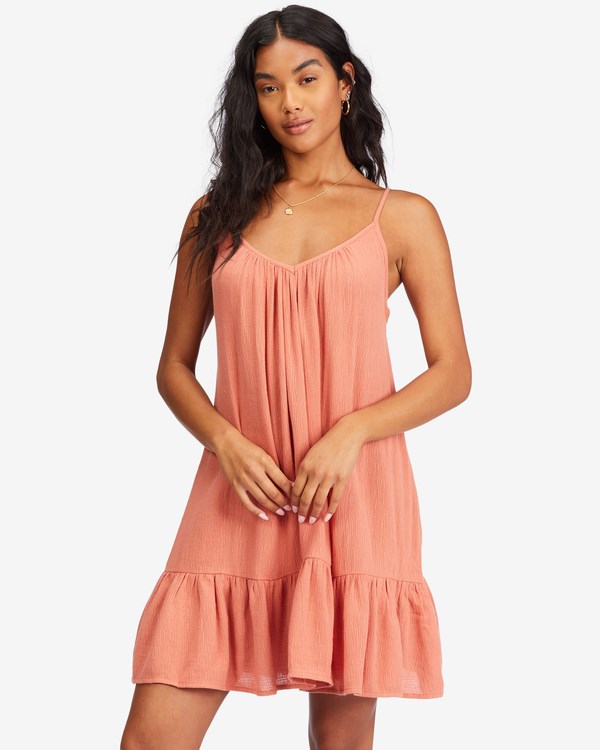 Billabong Beach Vibes Beach Cover-Up Terracotta | VHCNJW-032