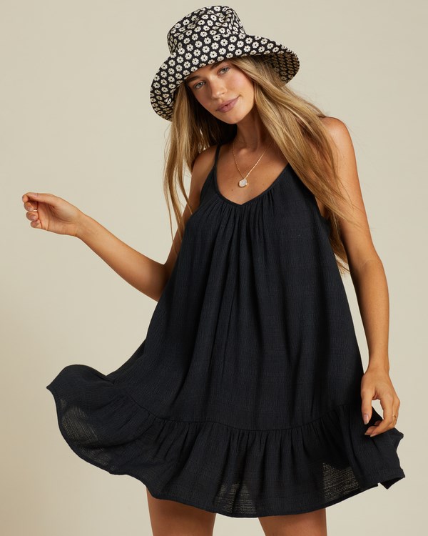 Billabong Beach Vibes Beach Cover-Up Černé | DHMZFC-546