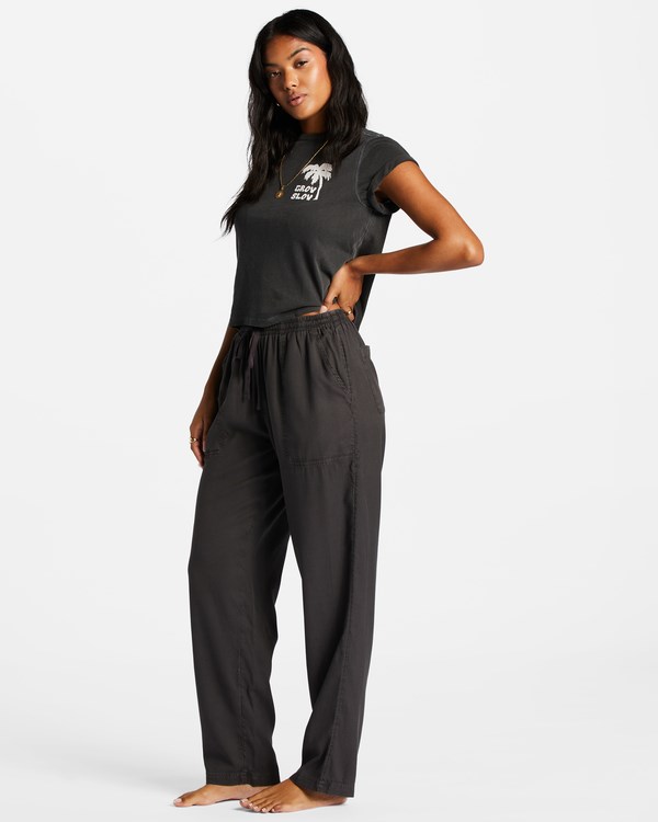 Billabong Beachy Keen Woven Pant Černé | IPDBMZ-860