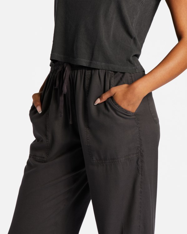 Billabong Beachy Keen Woven Pant Černé | IPDBMZ-860