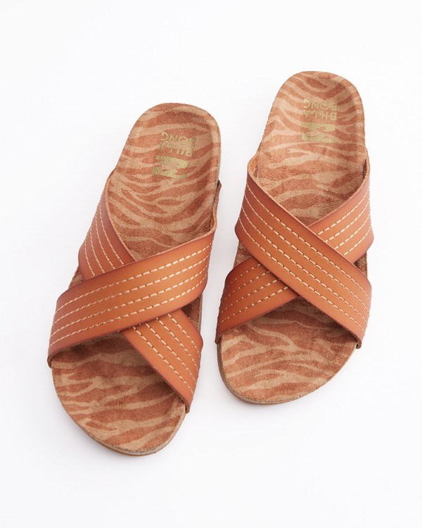 Billabong Bella Vista Double Páskové Sandals Desert Daze | TRNUSQ-840