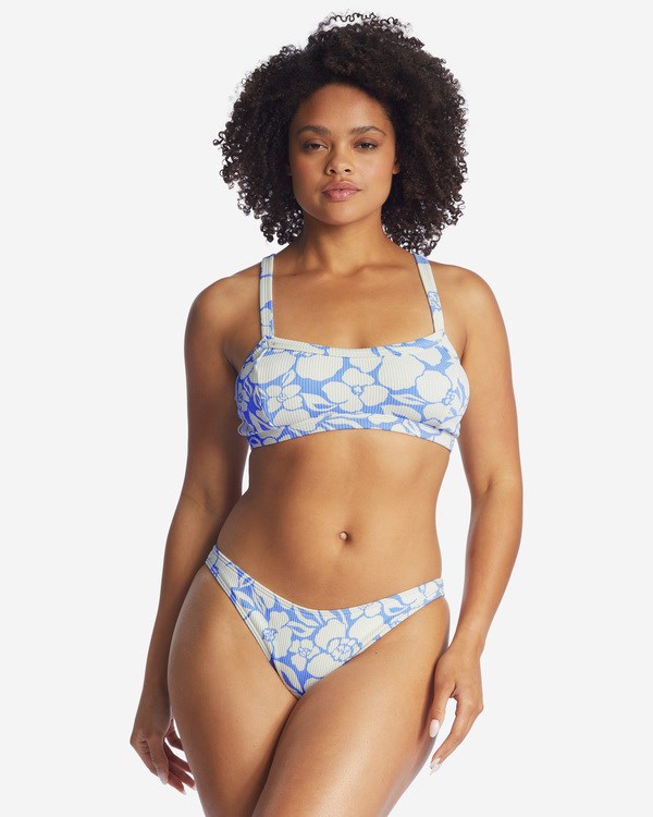 Billabong Beyond The Blue Betty Tank Bikiny Top Salt Crystal | MYGIUZ-069