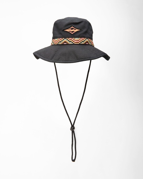 Billabong Big John Print Surf Safari Hat Černé | CXJTBG-864