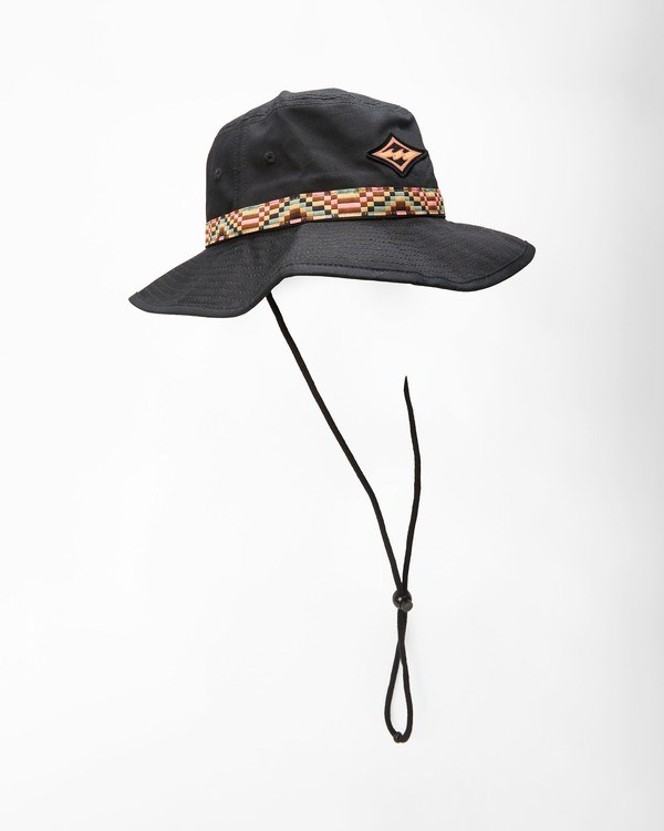 Billabong Big John Print Surf Safari Hat Černé | CXJTBG-864