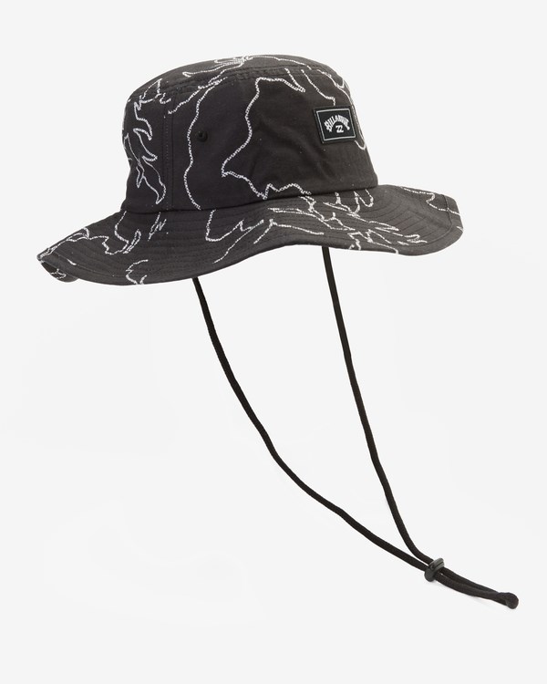 Billabong Big John Print Surf Safari Hat Černé Bílé | LMUVCT-580