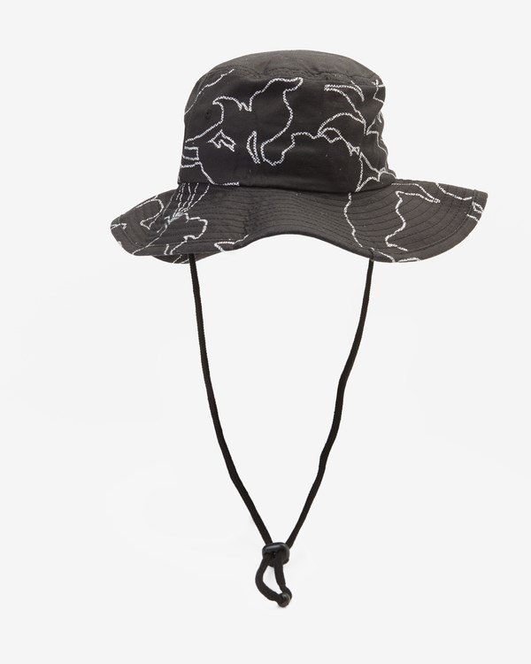 Billabong Big John Print Surf Safari Hat Černé Bílé | LMUVCT-580