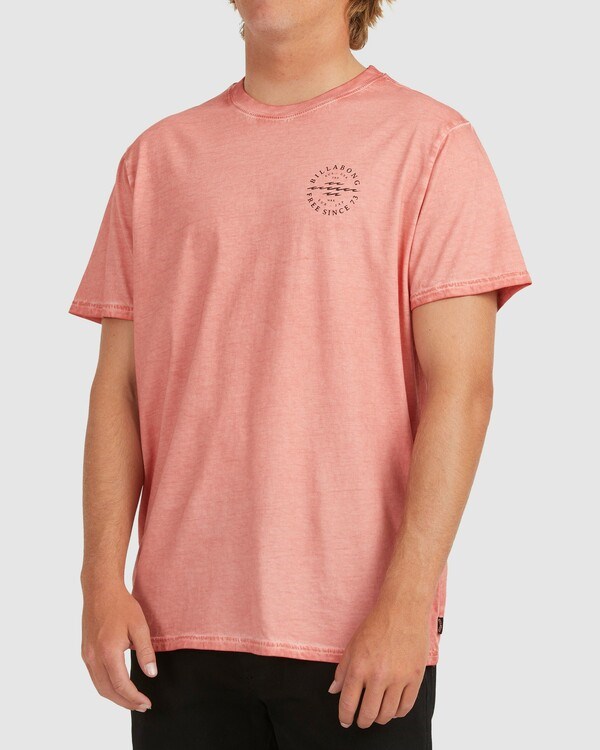 Billabong Big Wave Dan Krátké Sleeve T-Shirt Růžové | KFPLDS-724