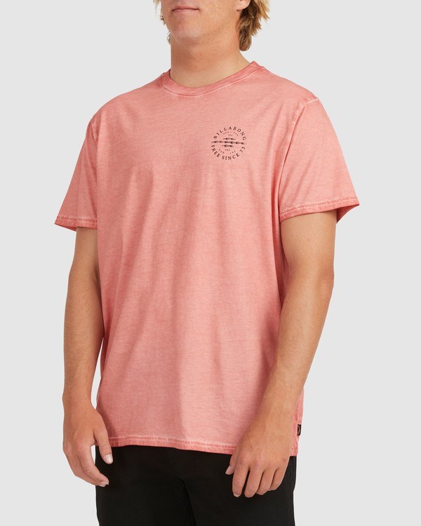 Billabong Big Wave Dan Krátké Sleeve T-Shirt Růžové | KFPLDS-724