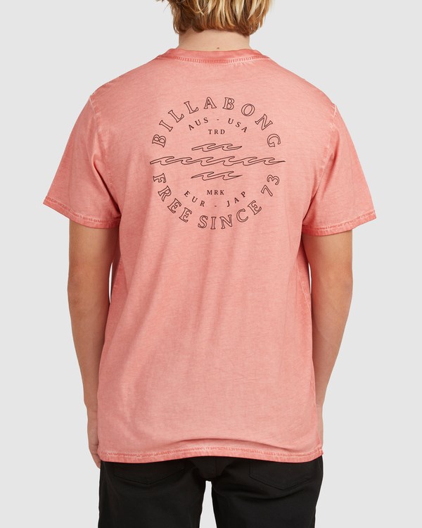 Billabong Big Wave Dan Krátké Sleeve T-Shirt Růžové | KFPLDS-724