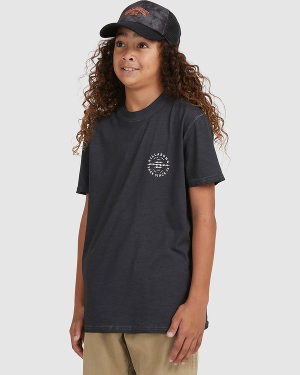 Billabong Big Wave Dan Krátké Sleeve T-Shirt Černé | LSIJOH-379