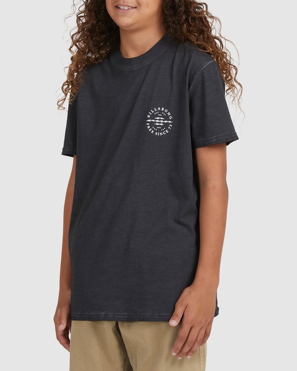 Billabong Big Wave Dan Krátké Sleeve T-Shirt Černé | LSIJOH-379