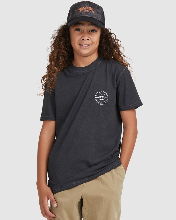 Billabong Big Wave Dan Krátké Sleeve T-Shirt Černé | LSIJOH-379