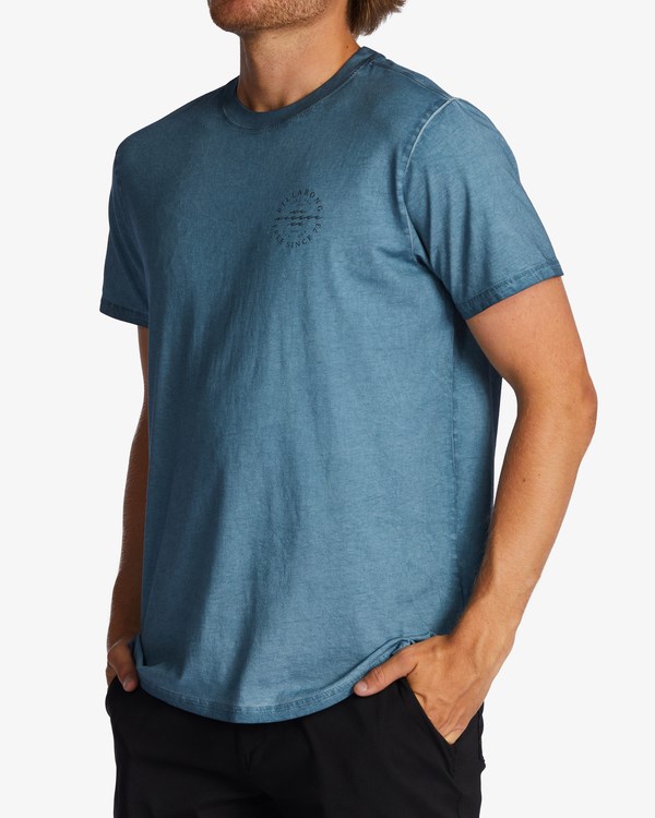 Billabong Big Wave Dan Krátké Sleeve T-Shirt Marine | NLPKEZ-926