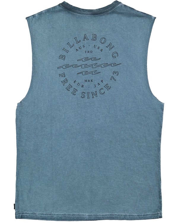 Billabong Big Wave Dan Mu Muscle Tank Top Marine | CRBQEW-685