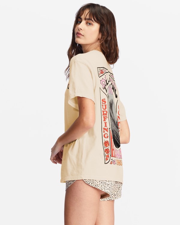 Billabong Billabong Pro Grafická Boyfriend T-Shirt Bílé | EGQCHN-057