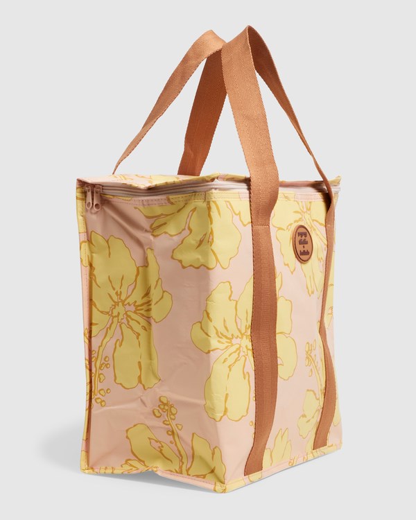Billabong Billabong X Kollab Faux-Læder Cooler Bag Peach | SVDITL-897