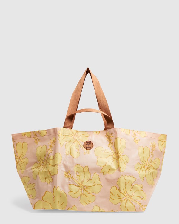 Billabong Billabong X Kollab Oversized Beach Bag Peach | PVSDRZ-341