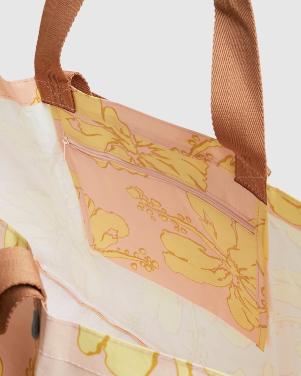 Billabong Billabong X Kollab Oversized Beach Bag Peach | PVSDRZ-341