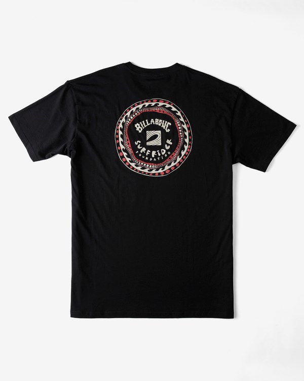 Billabong Billabong x Surfrider Foundation Organic Screened Krátké Sleeve T-Shirt Černé | HZVGSY-270