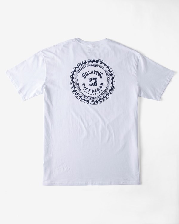 Billabong Billabong x Surfrider Foundation Organic Screened Krátké Sleeve T-Shirt Bílé | KWICGN-965