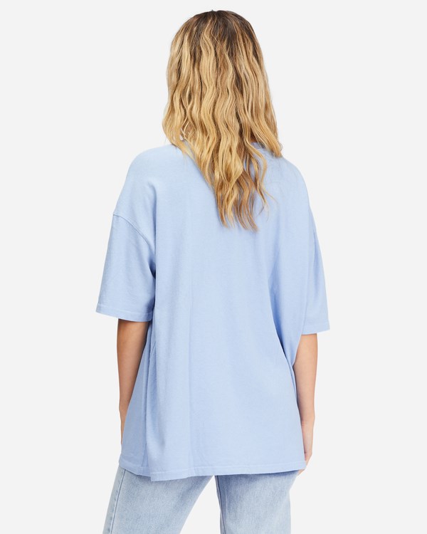 Billabong Blue Bayou Boyfriend T-Shirt Blankyt | DPQRNF-124