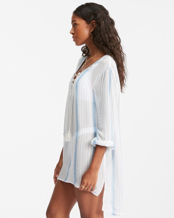 Billabong Blue Skies Mini Beach Cover-Up Blankyt | IJKOMV-168