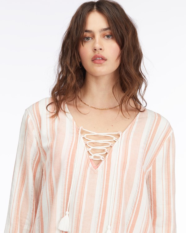 Billabong Blue Skies Mini Beach Cover-Up Terracotta | OHLVYW-865