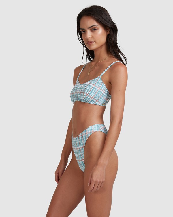Billabong Blue Sky Lila DD Bralette Bikiny Top Blankyt | FQAKSO-958