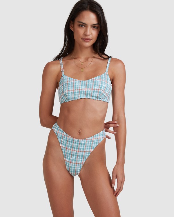 Billabong Blue Sky Lila DD Bralette Bikiny Top Blankyt | FQAKSO-958