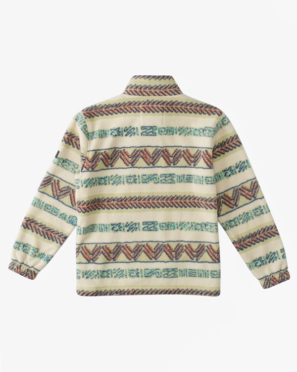 Billabong Boundary Mock Neck Fleece Pullover Hnědožlutý | VTZNMC-501