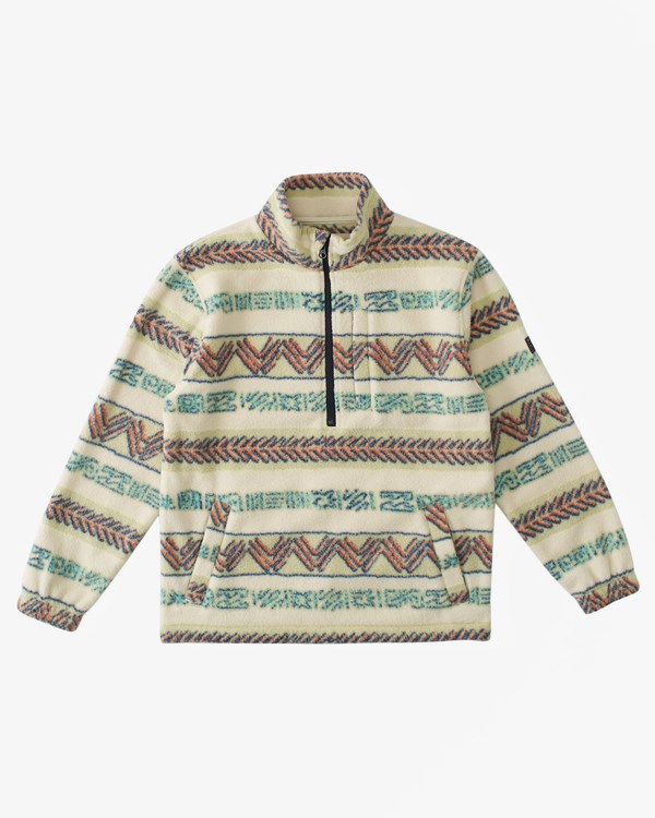 Billabong Boundary Mock Neck Fleece Pullover Hnědožlutý | VTZNMC-501