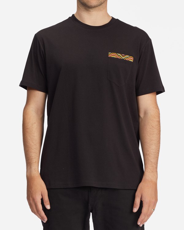 Billabong Brainwave Pocket T-Shirt Černé | EULBPF-239