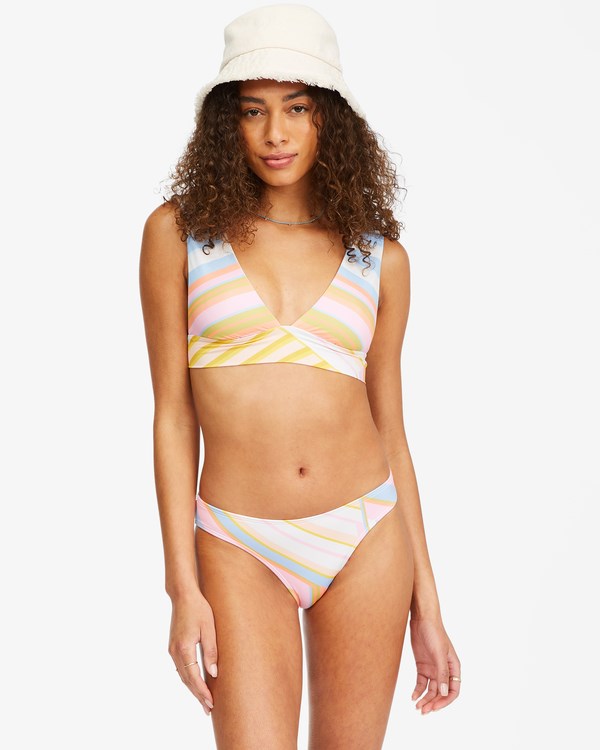 Billabong Break Of Dawn Plunge Bikiny Top Multi | ZTWAMX-601
