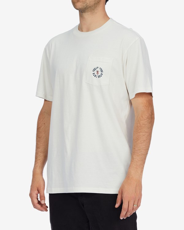 Billabong Brig Pocket T-Shirt Bílé | CFBEIQ-954