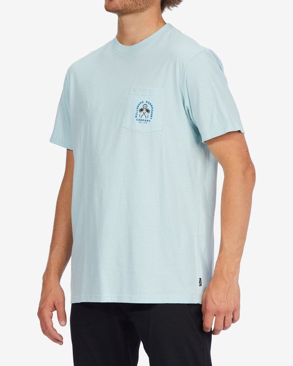 Billabong Brig Pocket T-Shirt Coastal | KWHEYA-250