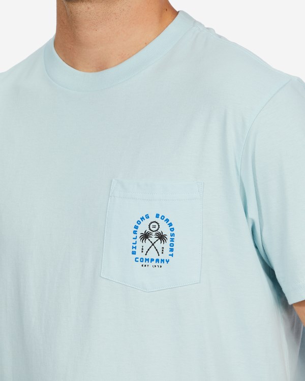 Billabong Brig Pocket T-Shirt Coastal | KWHEYA-250