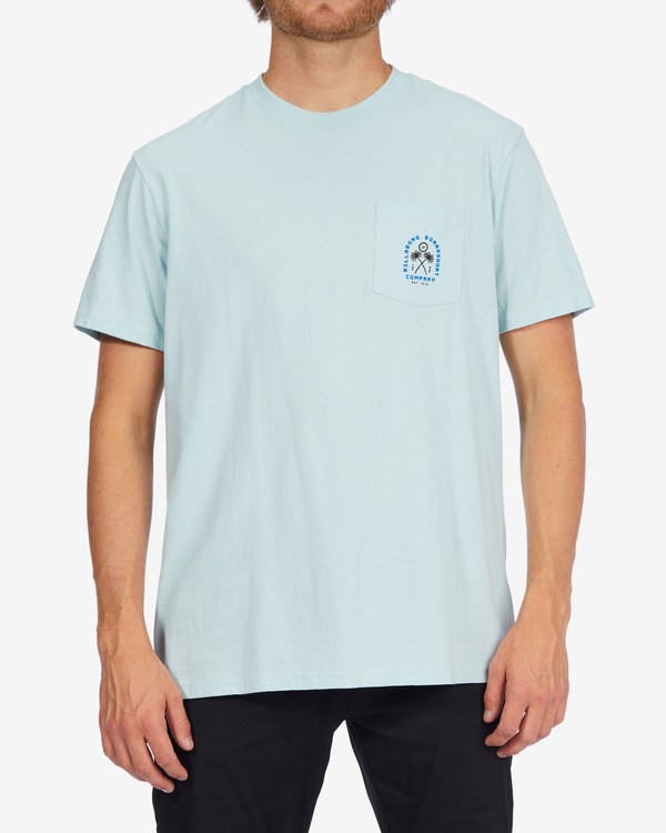 Billabong Brig Pocket T-Shirt Coastal | KWHEYA-250