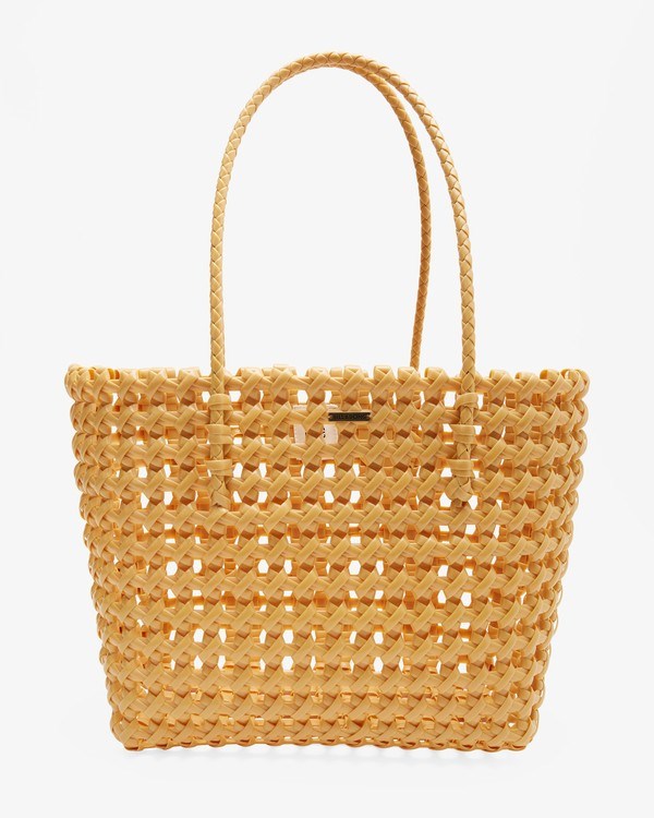 Billabong Bright Side Carry Tote Bag Golden Dream | YOWICQ-345