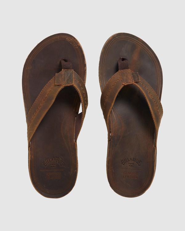Billabong Brunswick Tanga Sandals Tmavě Čokolády | KLAJMR-051