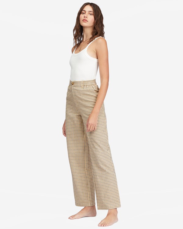 Billabong By The Bay Široké-Leg Pants Desert Clay | EFXVPO-702