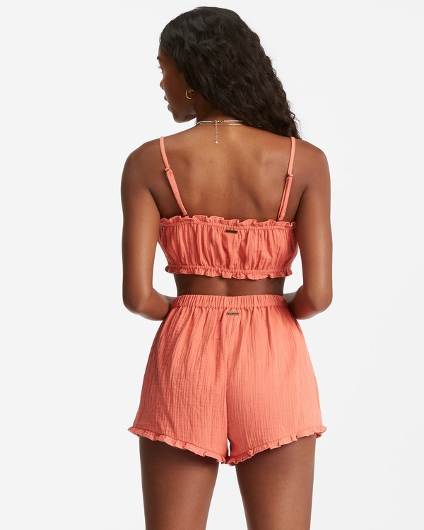 Billabong By The Beach Crop Top Růžové | IGYCQT-783