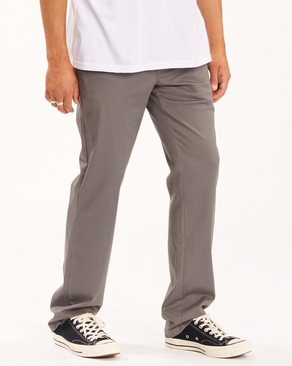 Billabong Carter Stretch Chino Pants Pewter | IFDZQE-814