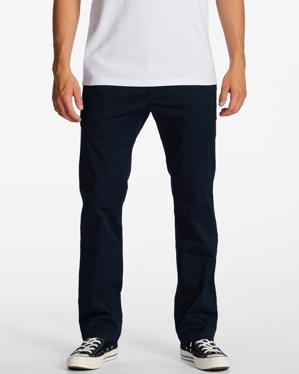 Billabong Carter Stretch Chino Pants Tmavě Blankyt | VBGCJE-207